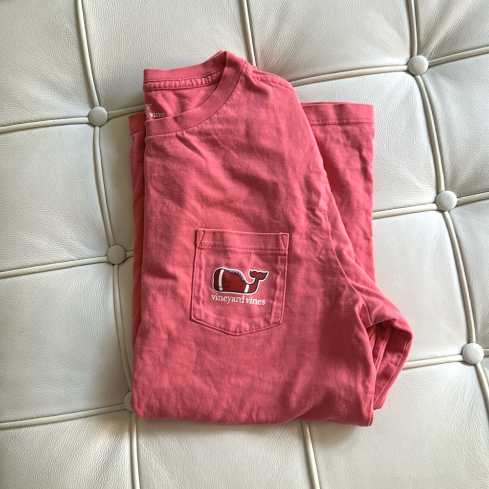 Vineyard vines YM football long sleeve